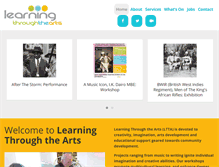 Tablet Screenshot of learningthroughthearts.co.uk